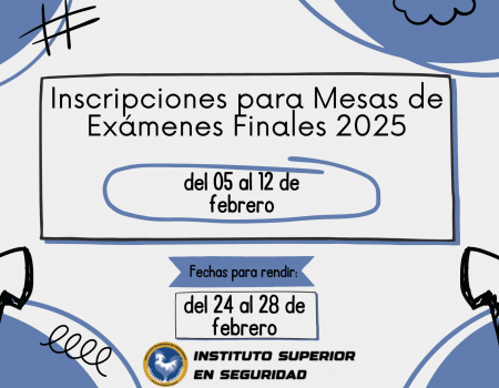 Mesas de Exámenes Finales